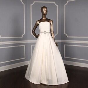 SACHIN BABI Bridal Emma BS1710 X Strapless Aline Lace Wedding Dress Gown 8